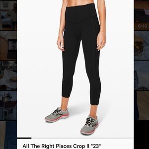 Lululemon All the Right Places crop size 8